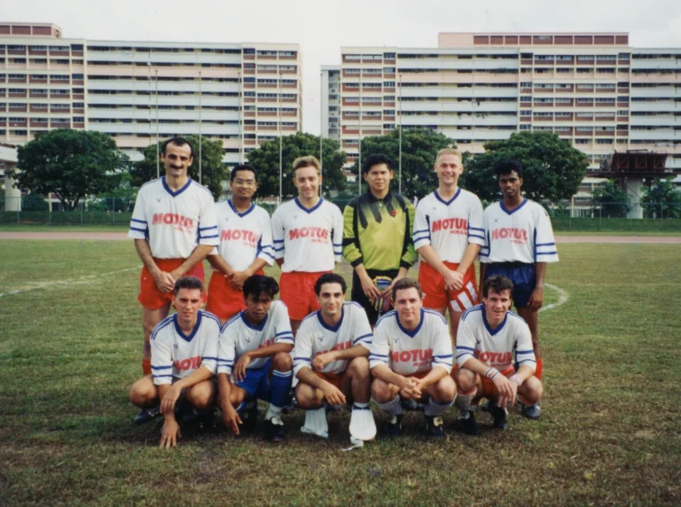 Olympique Gaulois Singapore football team in 1993