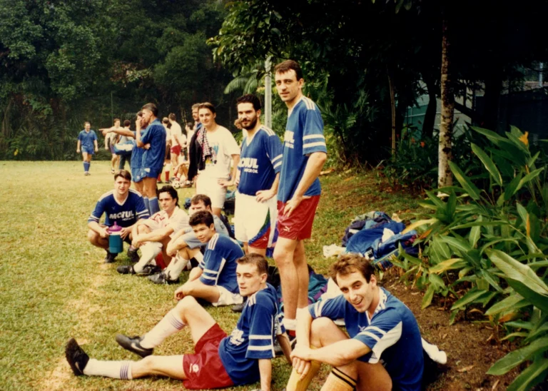 Olympique Gaulois Singapore football team in 1995